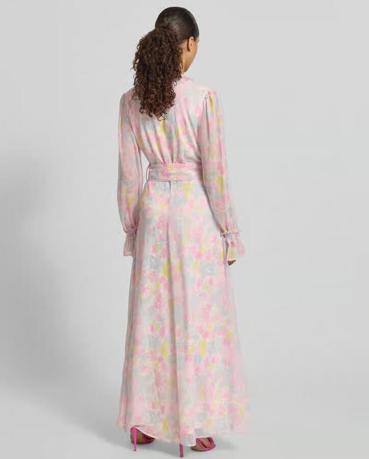 Vila maxi-jurk met riem en ruches model 'EMMA' - Foto 3