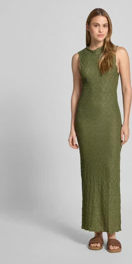 Vila maxi-jurk met ronde hals model 'FALL' - Foto 3