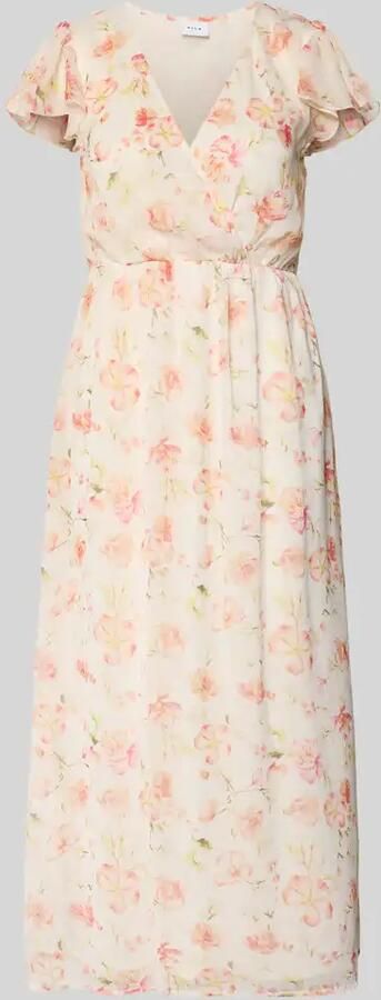 Vila midi-jurk in all-over look model 'EMMA' - Foto 2