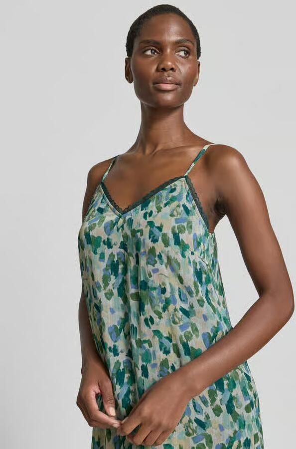 Vila midi-jurk in all-over look model 'EMMA'