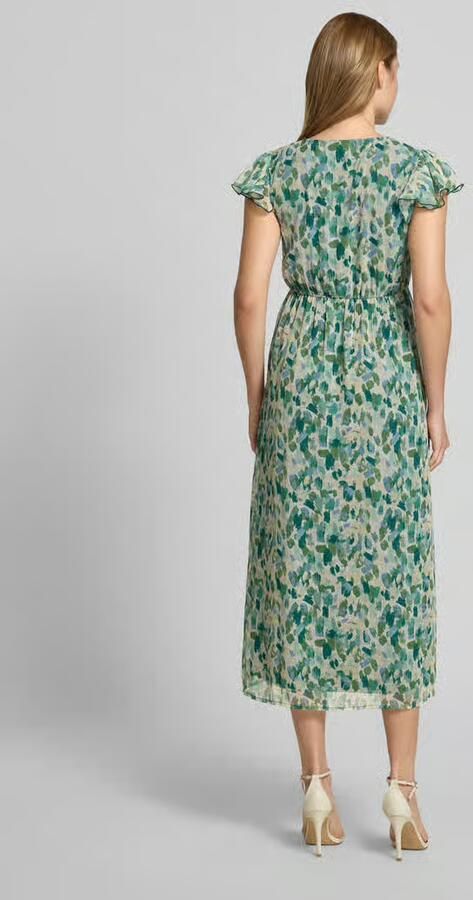 Vila midi-jurk in all-over look model 'EMMA'