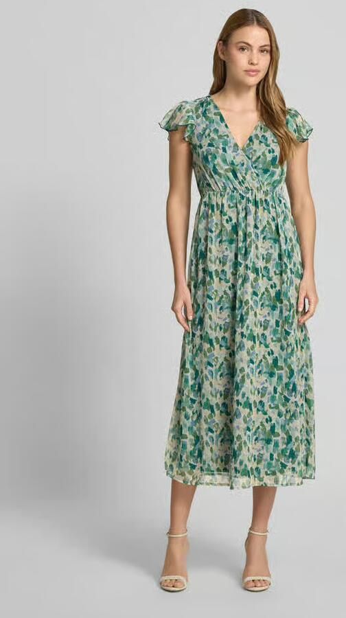 Vila midi-jurk in all-over look model 'EMMA' - Foto 3