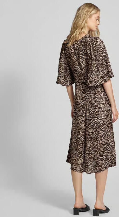 Vila Midi-jurk met dierenprint model 'LEILA'