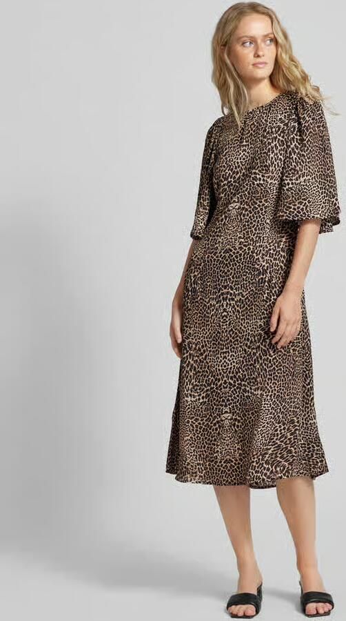 Vila Midi-jurk met dierenprint model 'LEILA' - Foto 3