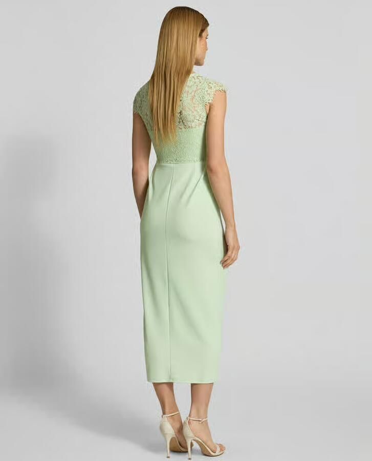 Vila Midi-jurk met kant Model 'CLARA'