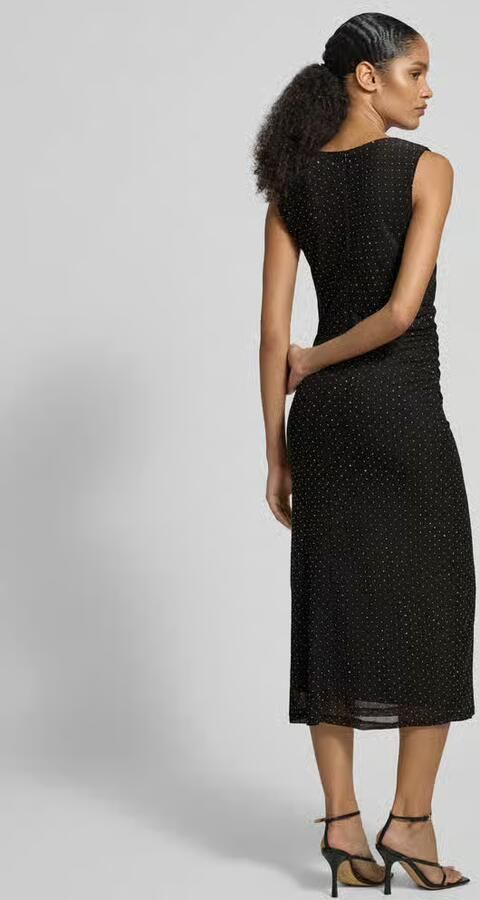 Vila Midi-jurk met ronde hals model 'MINNA'