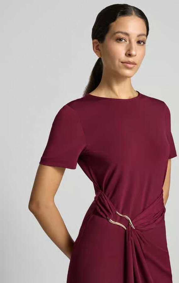 Vila Midi-jurk met siergesp model 'Justine' - Foto 2