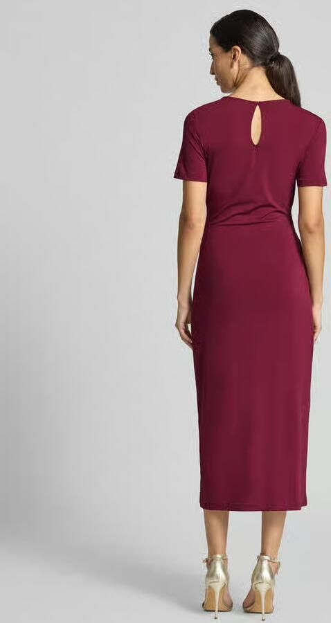 Vila Midi-jurk met siergesp model 'Justine'