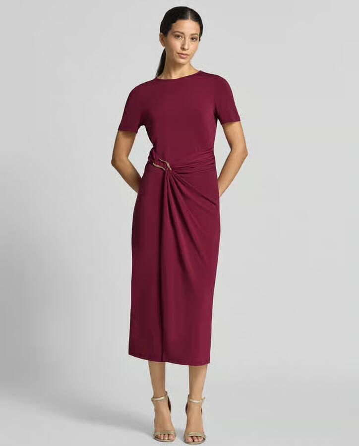 Vila Midi-jurk met siergesp model 'Justine' - Foto 2