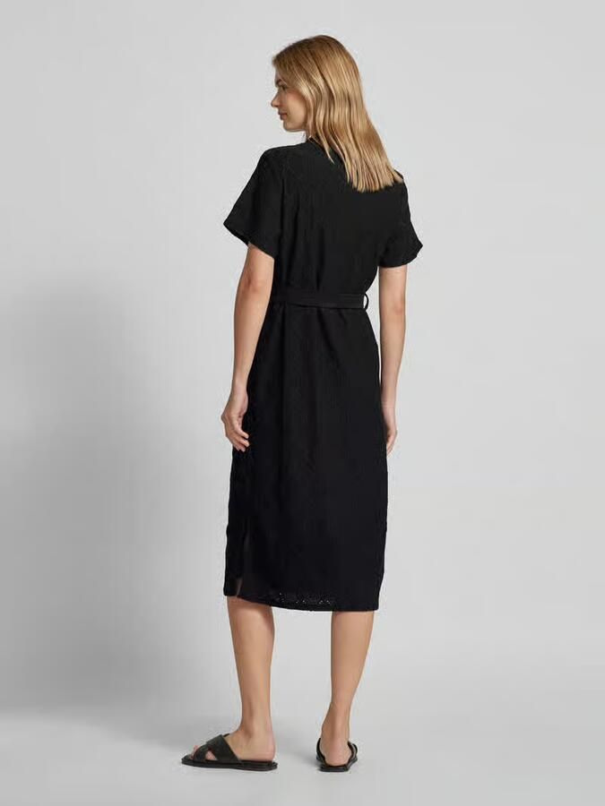 Vila Midi-jurk met strikceintuur model 'DELEA'' - Foto 2