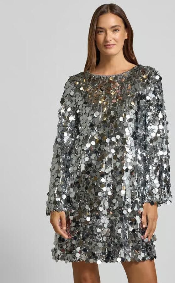 Vila Mini-jurk met pailletten model 'CHAYA' - Foto 2