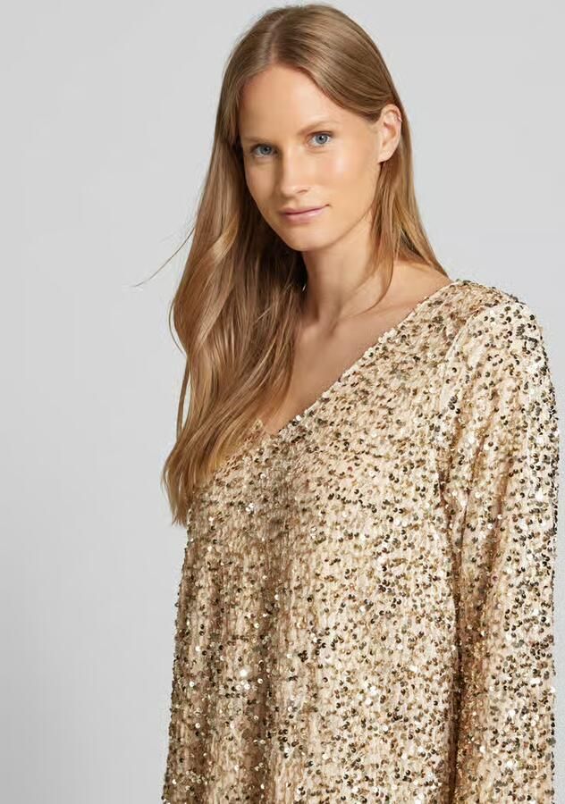 Vila Mini-jurk met pailletten model 'FAITH'