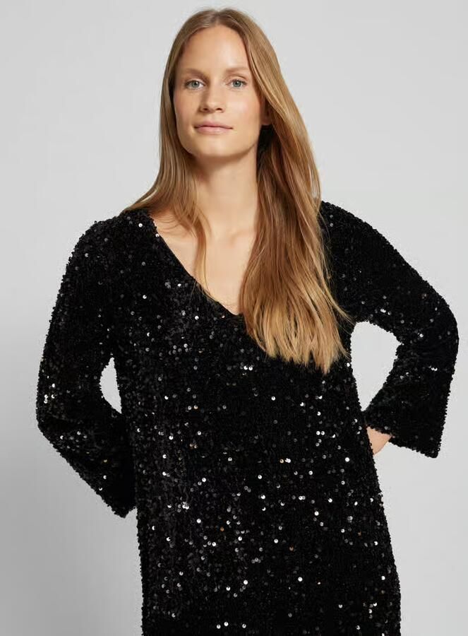 Vila Mini-jurk met pailletten model 'FAITH'