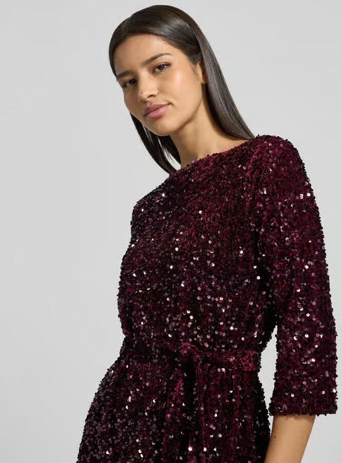 Vila Mini-jurk met pailletten model 'FAITH'