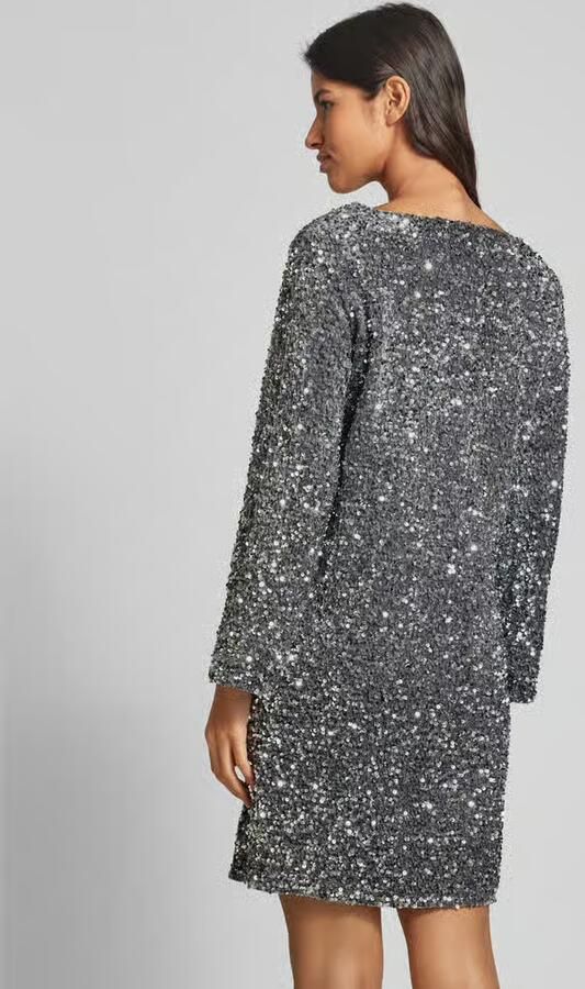 Vila Mini-jurk met pailletten model 'FAITH' - Foto 3