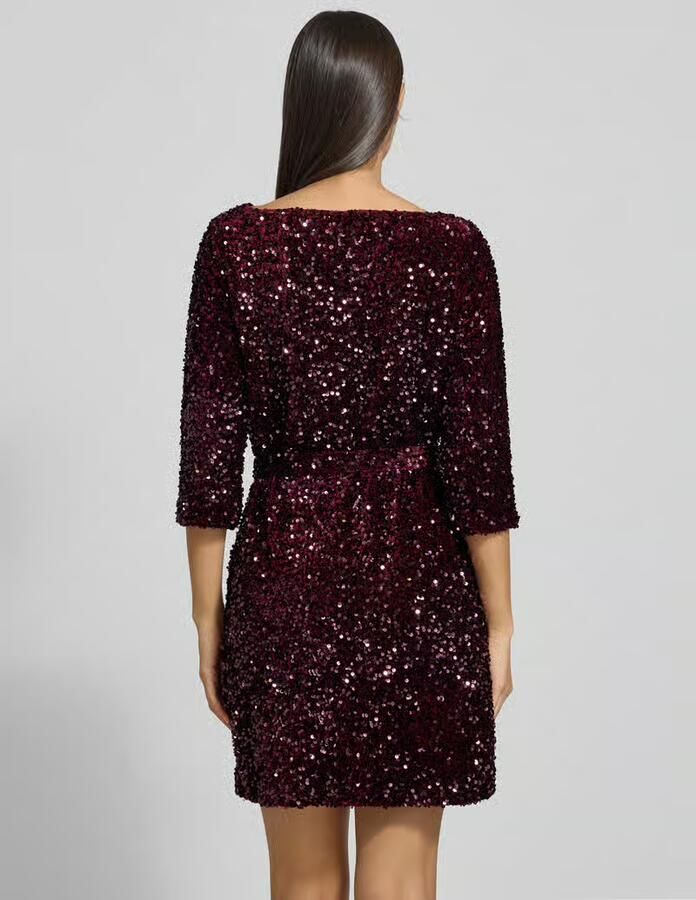 Vila Mini-jurk met pailletten model 'FAITH'