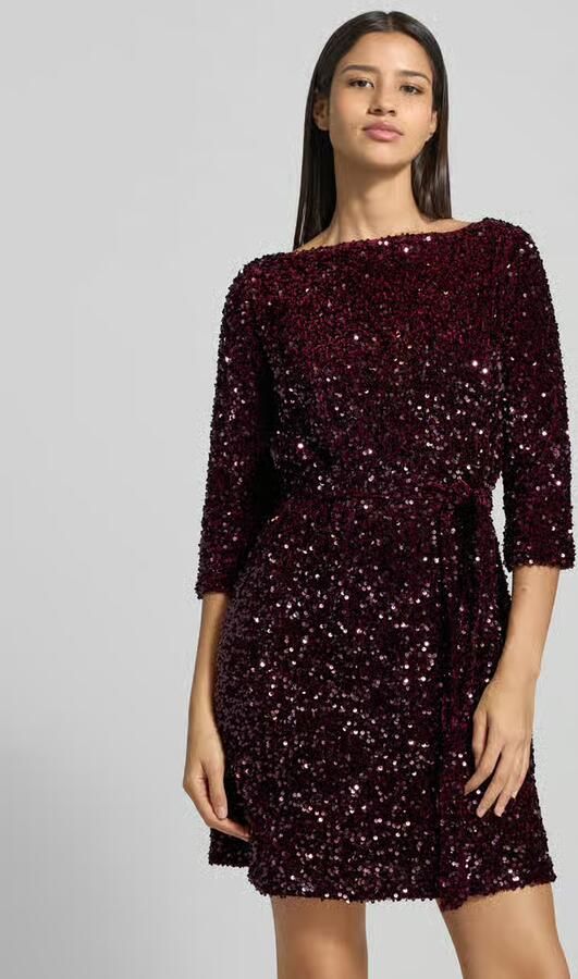 Vila Mini-jurk met pailletten model 'FAITH' - Foto 4