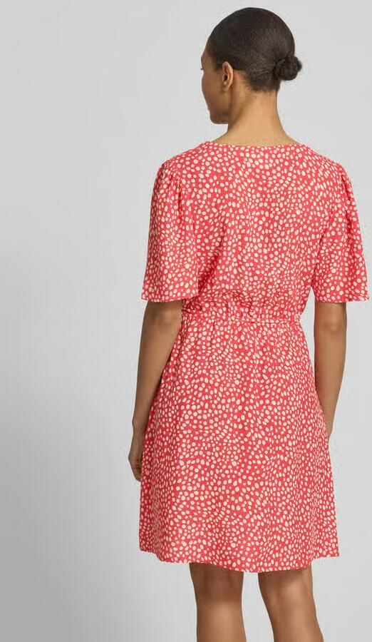 Vila Mini-jurk van viscose met korte knoopsluiting model 'GRACE' - Foto 3