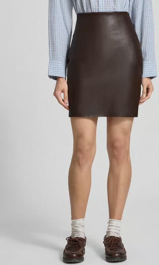 Vila Minirok in leerlook model 'DAGMAR' - Foto 5