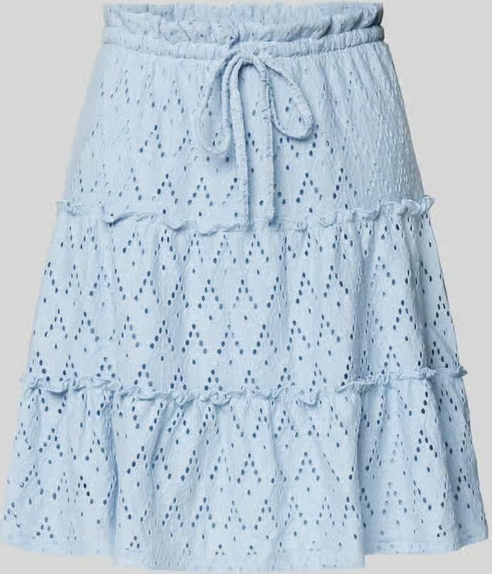 Vila Minirok met broderie anglaise model 'AMALINA' - Foto 2
