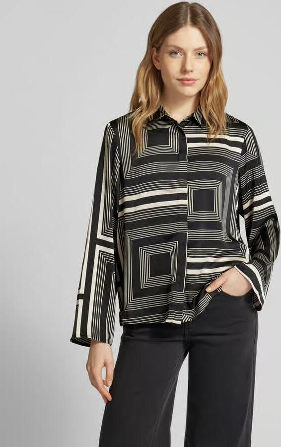 Vila Overhemdblouse met overhemdkraag model 'MADJA' - Foto 5