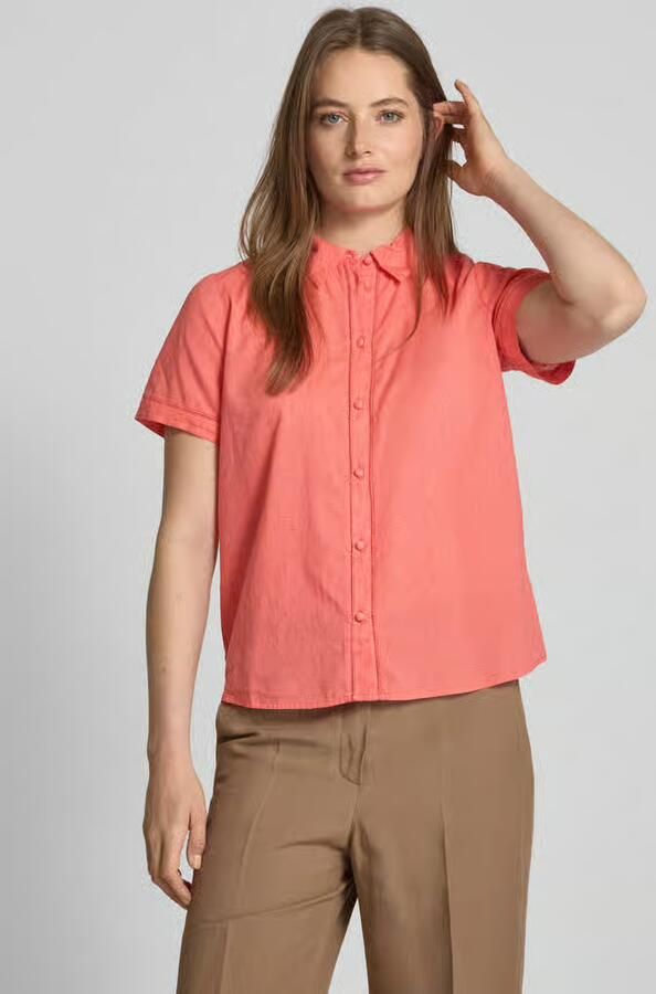 Vila Regular fit blouse met platte kraag model 'TUTTY' - Foto 2