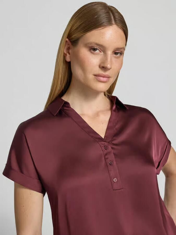 Vila regular fit blouse met V-hals model 'ENNA RAVENNA' - Foto 4