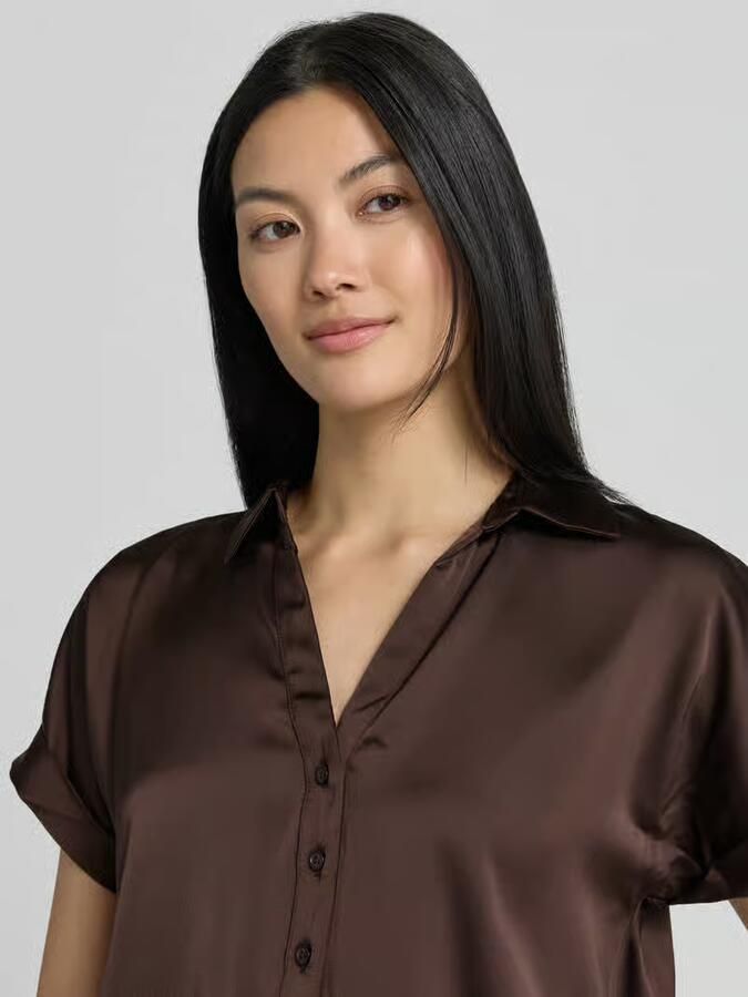 Vila regular fit blouse met V-hals model 'ENNA RAVENNA' - Foto 3