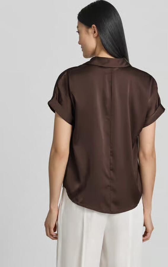 Vila regular fit blouse met V-hals model 'ENNA RAVENNA' - Foto 3