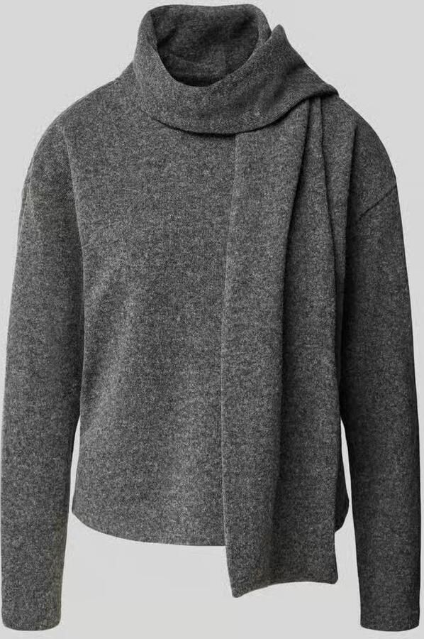 Vila Regular fit gebreide pullover met sjaalkraag model 'vods'