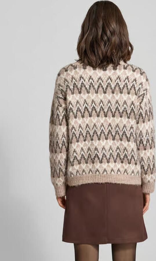 Vila Regular fit gebreide pullover met wol model 'MARGI'