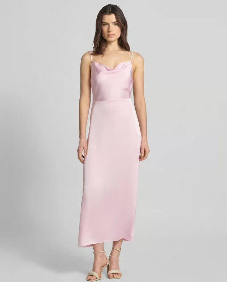 Vila regular fit midi-jurk met rugdecolleté model 'Ravenna' - Foto 2