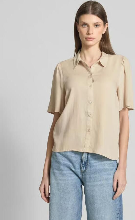 Vila Regular fit overhemdblouse met 1 2-mouwen model 'PRICIL' - Foto 9
