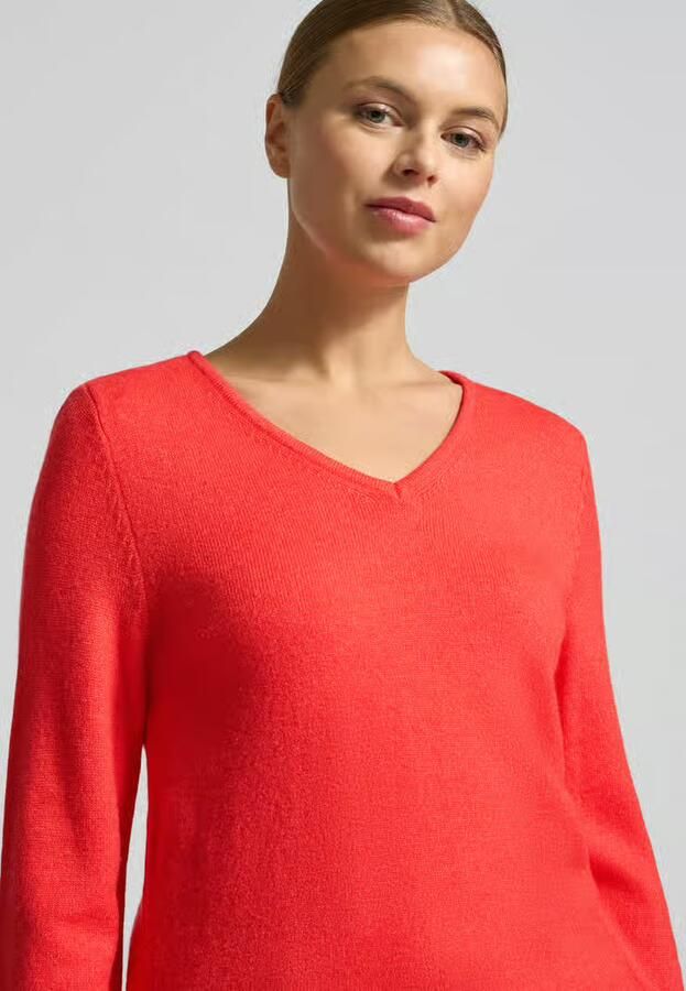 Vila Regular fit shirt van lange mouwen van viscose in gebreide look model 'Viril' - Foto 2