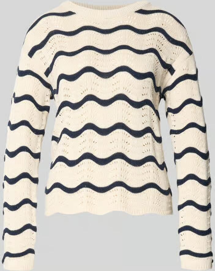 Vila regular fit trui in brei-look model 'Wave' - Foto 5