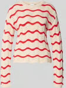 Vila regular fit trui in brei-look model 'Wave' - Foto 3