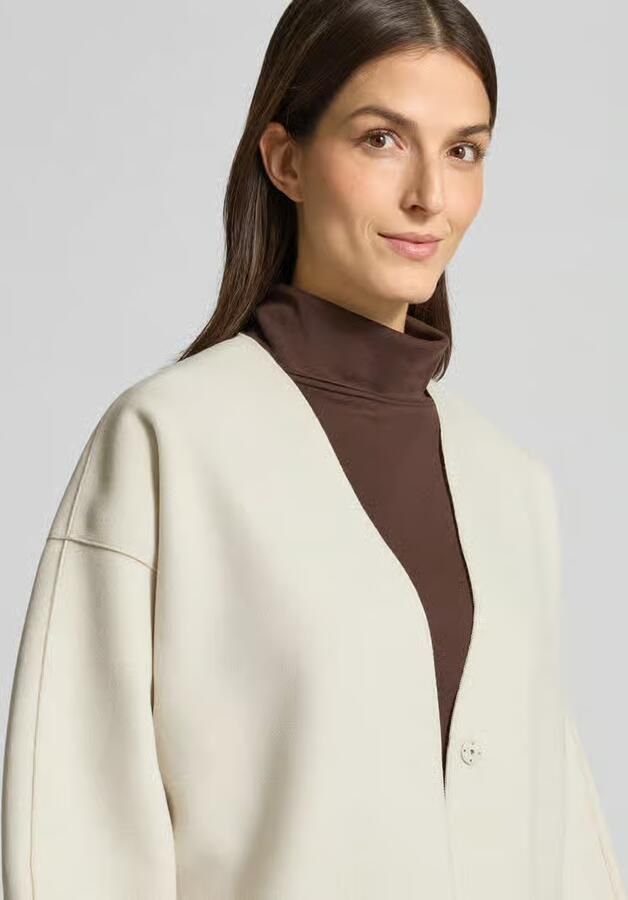 Vila Relaxed fit gebreid jack met viscose model 'Juice' - Foto 2