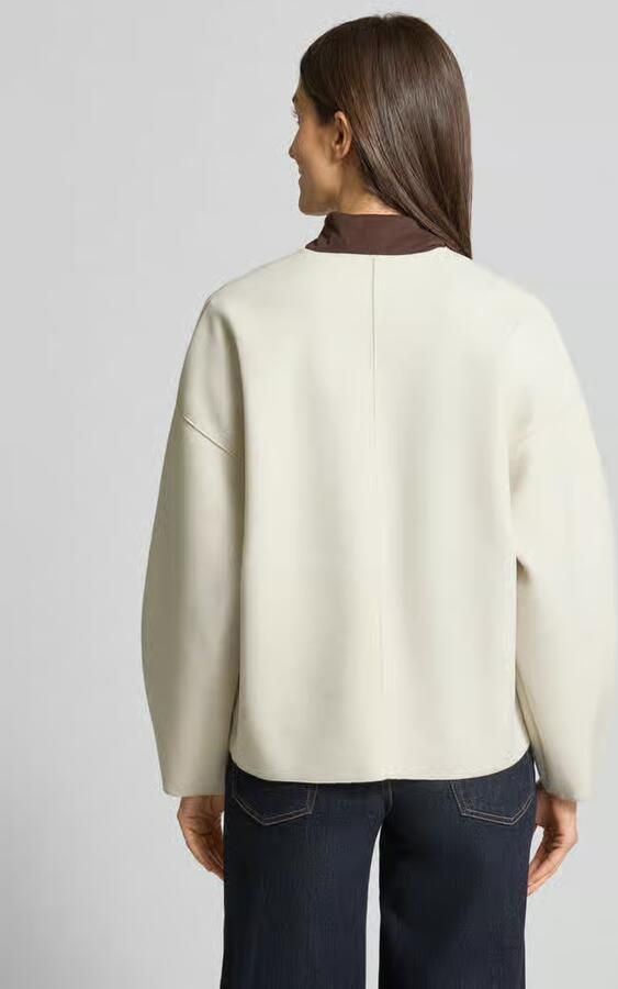 Vila Relaxed fit gebreid jack met viscose Model 'Juice' - Foto 3