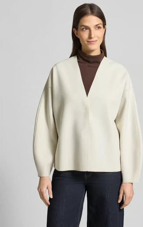 Vila Relaxed fit gebreid jack met viscose Model 'Juice' - Foto 6