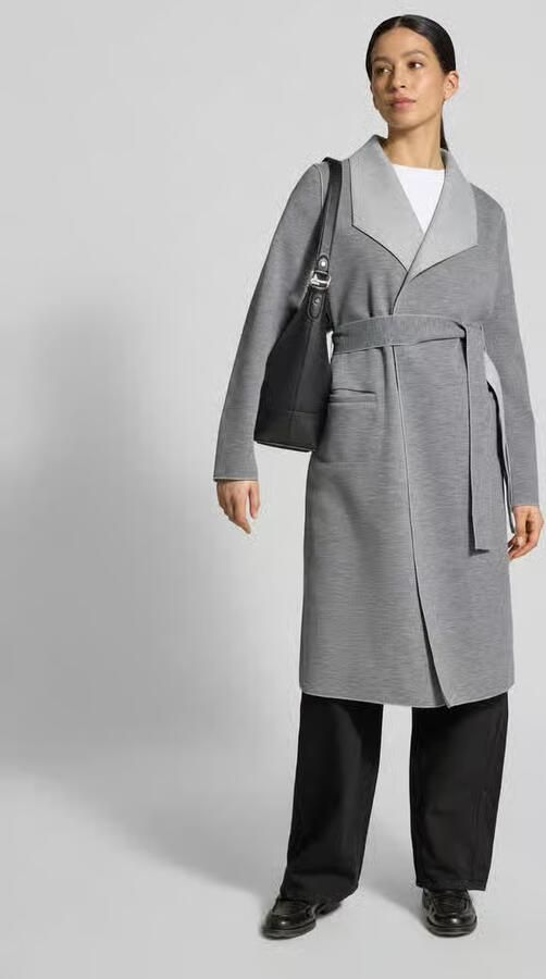 Vila Relaxed fit lange jas met viscose Met model 'Juice' - Foto 3