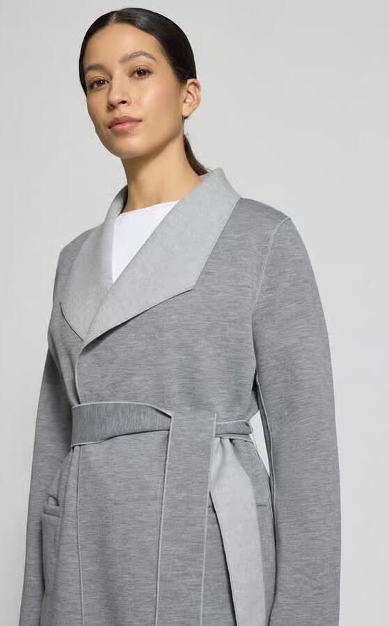 Vila Relaxed fit lange jas met viscose model 'Juice' - Foto 2