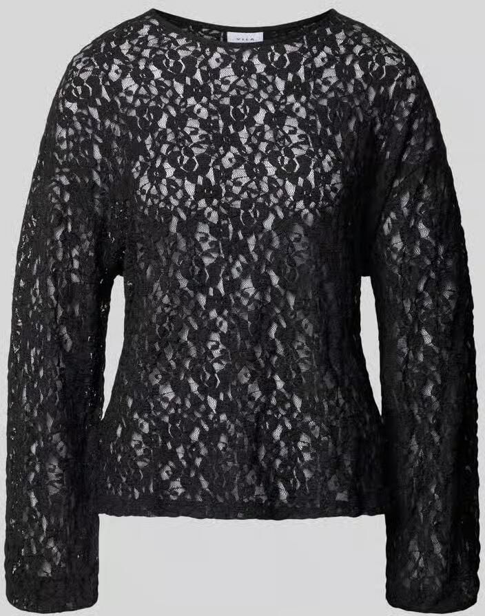 Vila Shirt met lange mouwen van kant model 'ALDEIA'