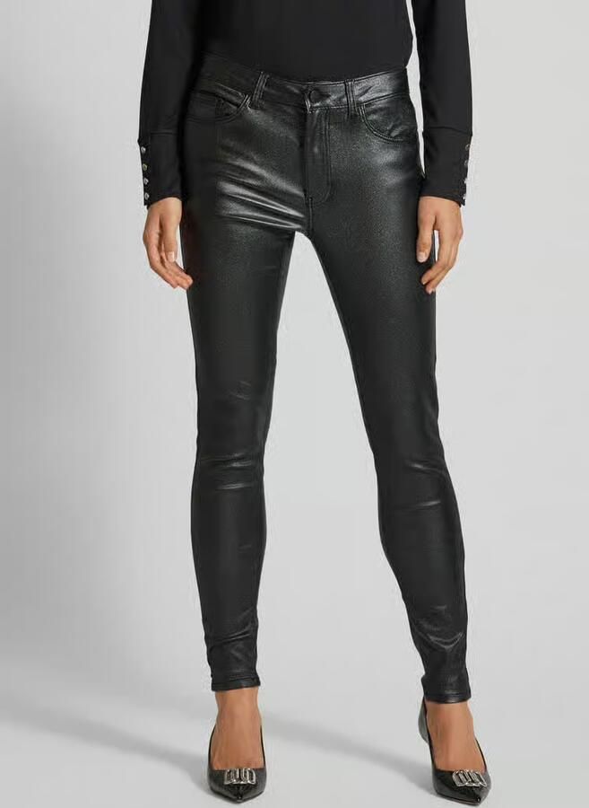 Vila Skinny fit jeans met glittereffect model 'SARAH' - Foto 2
