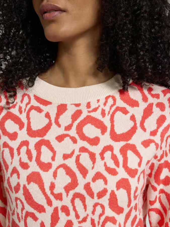 Vila Slim fit pullover van viscosemix model 'JACQUARD' - Foto 2