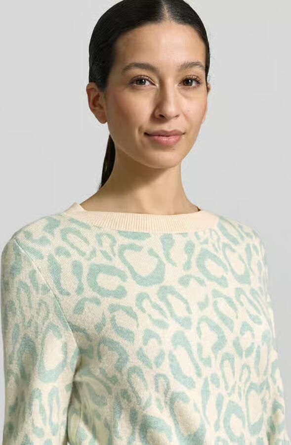 Vila Slim fit pullover van viscosemix model 'JACQUARD' - Foto 2