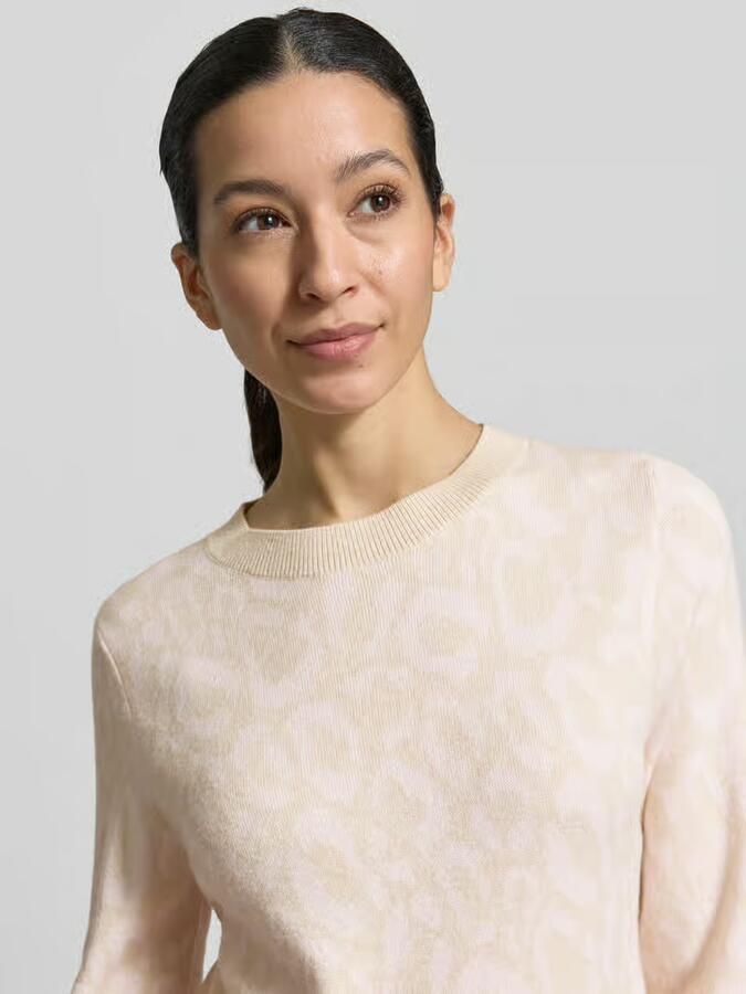 Vila Slim fit pullover van viscosemix model 'JACQUARD' - Foto 2