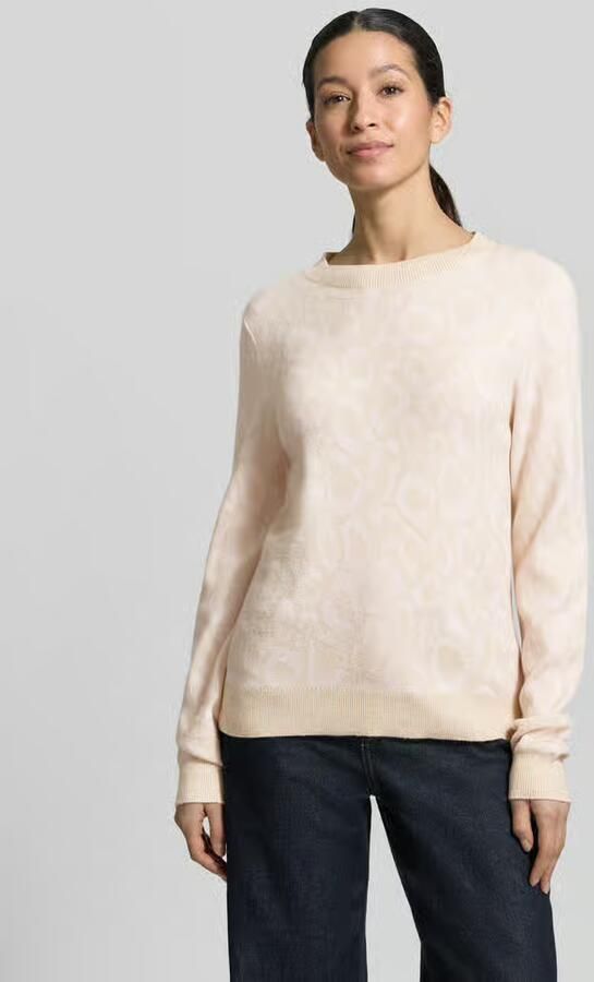 Vila Slim fit pullover van viscosemix model 'JACQUARD' - Foto 2