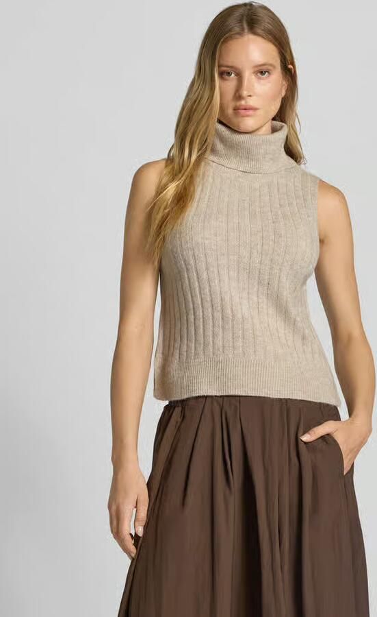 Vila Slip-over VIBELUNA HIGH NECK S L KNIT VEST-NOOS - Foto 7