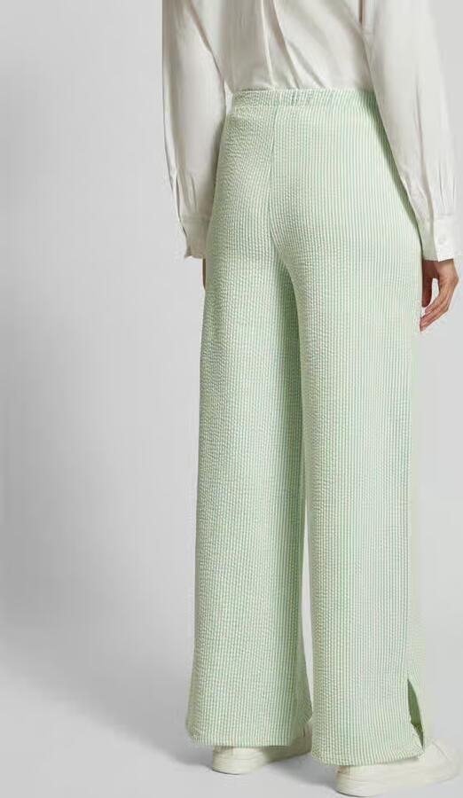 Vila Stoffen broek met elastische band model 'STRIPLO'