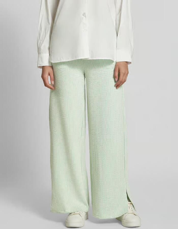 Vila Stoffen broek met elastische band model 'STRIPLO' - Foto 2